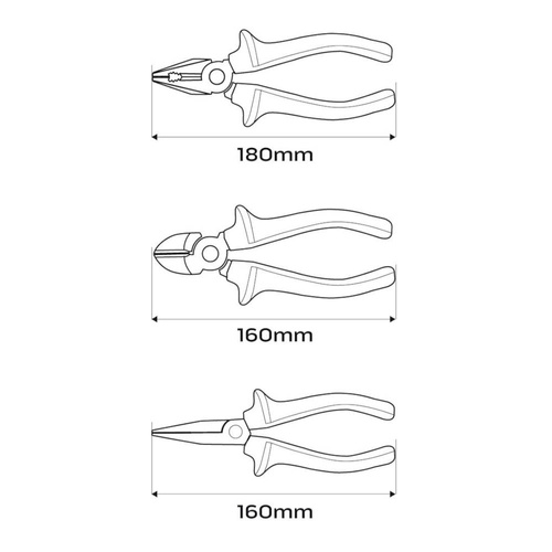 Zestaw szczypiec i wkrętaków NEO Tools 7szt. 1000V 01-237