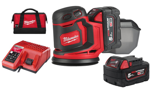 Szlifierka mimośrodowa Milwaukee M18 BOS125-502B