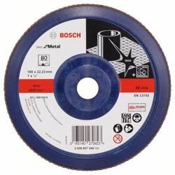 Listkowa tarcza szlifierska X571, Best for Metal 180x22,23x80 Bosch 2608607344