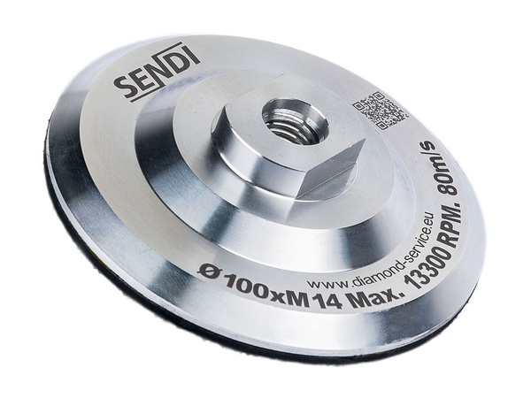 Uchwyt mocujący na rzep Sendi 01120001041 Ø100 aluminiowy