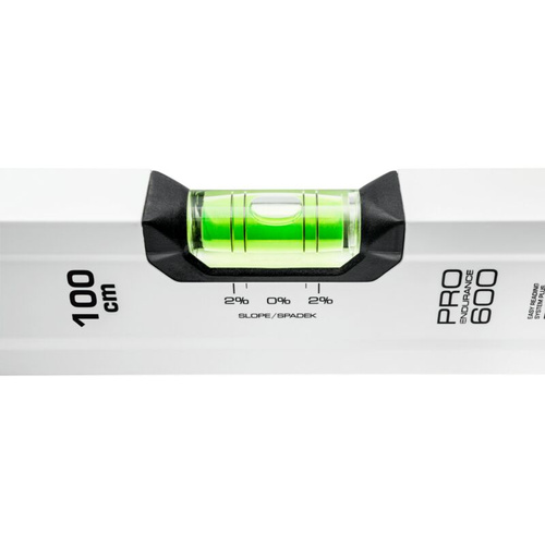 Poziomica PRO600 100 cm z libellą 2% PRO-AB100