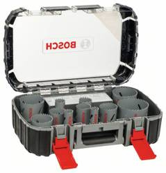 17-elem. zestaw uniwersalnych bimetalowych pił otwornic HSS, 20–64/76 mm Bosch 2608580887