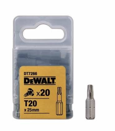 Zestaw 20 szt. bitów T20 25 mm DeWalt DT7266-QZ