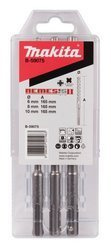 Makita zestaw wierteł Nemesis 2 SDS PLUS 3 sztuki B-59075