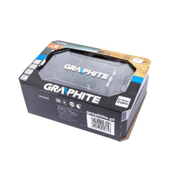 Otwornice bi-metalowe Co8% zestaw Graphite 57H921