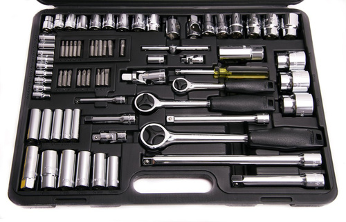 Zestaw nasadek 1/4" 3/8" 1/2" 75 szt. Stanley 1-87-193