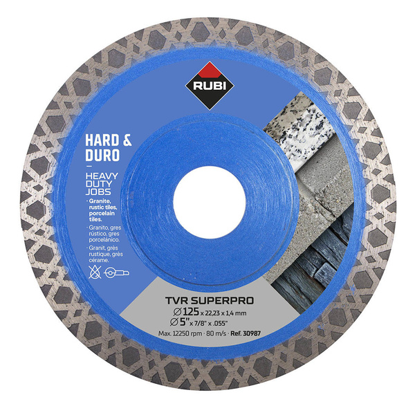 Tarcza diamentowa RUBI TVR 125mm SUPERPRO