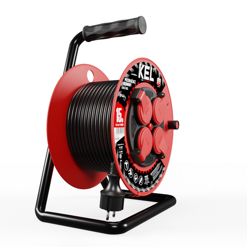 Przedłużacz bębnowy Kel Professional W-97782, 15M/3X1,5