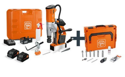 Wiertarka rdzeniowa Fein AKBU 35 PMQW 18 V AS Construction-Site 2x 8 Ah Set 3/4 in Weldon / HSS NOVA 50 (71700466000)