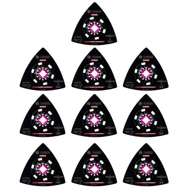 Stopa szlifierska do narzędzi wielofunkcyjnych Bosch Expert AVZ 90 RT2 - zestaw 10 sztuk