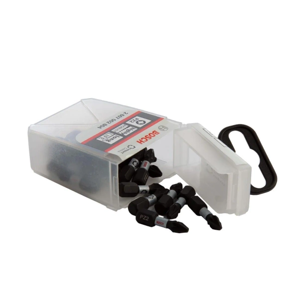 Zestaw 25 szt. bitów PZ2 Bosch PRO Impact 2607002804
