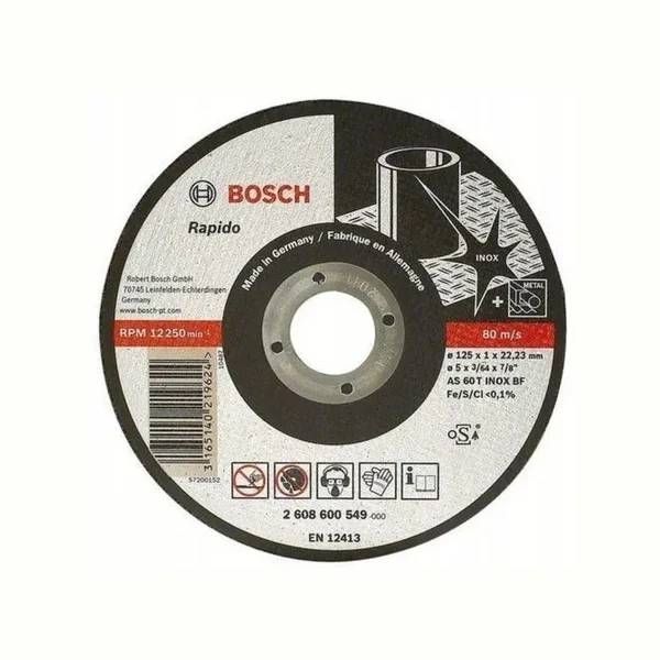 Tarcza do cięcia stali Bosch 125x22,2x1 mm
