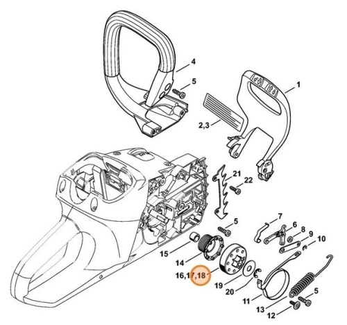 Koło napędu łańcucha 3/8" Picco 6Z Stihl 12506421201