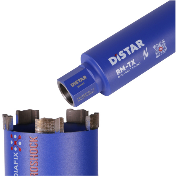 Otwornica do wiercenia w betonie 52x450 mm Distar 10170429021