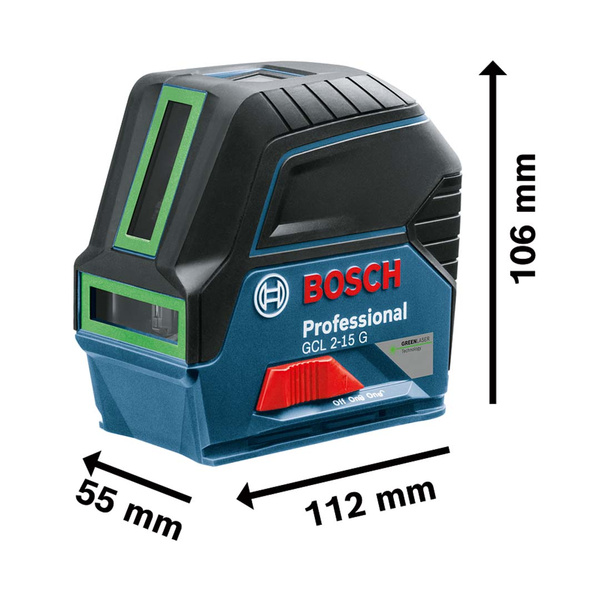 Laser krzyżowy Bosch GCL 2-15 G