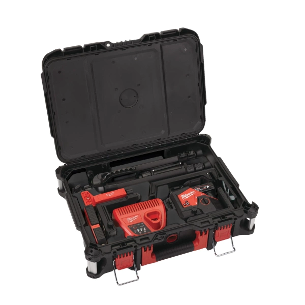 Zielony laser krzyżowy Milwaukee M12 3PLKIT-401P