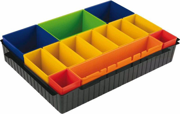 Wkład z kolorowymi pudełkami do walizki MAKPAC Makita P-83652