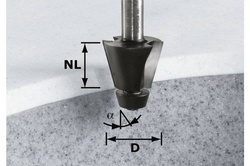 Frez do fazow. HW D33,54/15°SS S12 Festool 492665