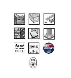 Bosch 2608596055 wiertło CYL-9 Multi Construction 8x80x120