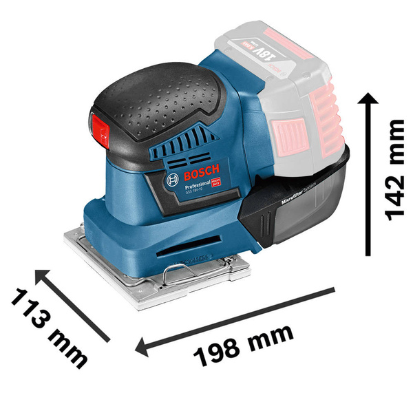 Szlifierka oscylacyjna Bosch GSS 18V-10
