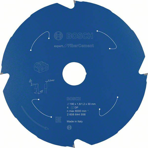 Tarcza Expert for Fibre Cement do bezprzewodowych pił ręcznych 190x30 Bosch 2608644556