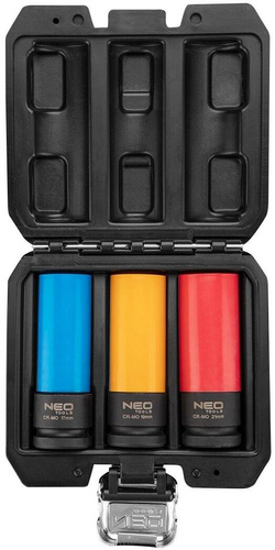 Zestaw nasadek udarowych do felg aluminiowych NEO TOOLS 12-350