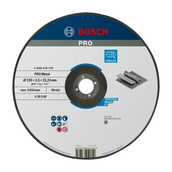 Tarcza do cięcia stali 230x22,23 Bosch 2608619776