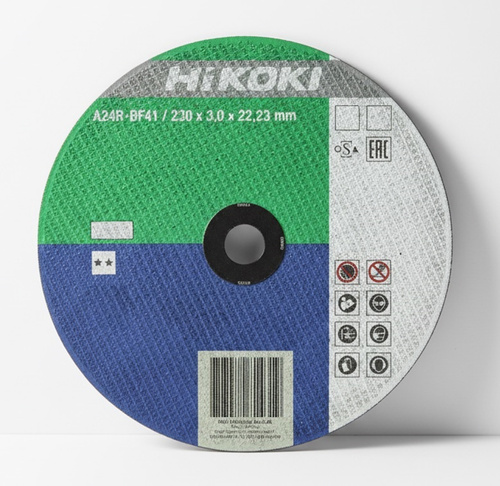 Tarcza tnąca do stali 230x3x22,2mm płaska Hikoki ( Hitachi ) 752515