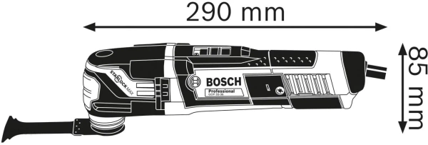 Narzędzie wielofunkcyjne Bosch GOP 55-36  0601231101 (L-Boxx)