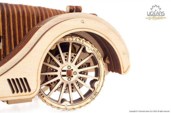 Model mechaniczny Roadster VM-01 UGEARS 70052