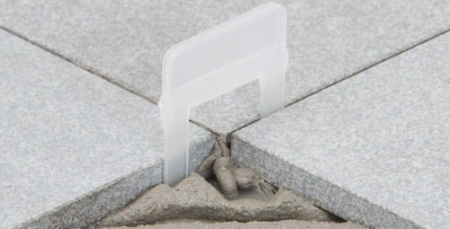 Zestaw 250 szt. klipsów 3D typu "T" 1,5 mm systemu poziomowania RLS 180B01MM3D0250 RAIMONDI