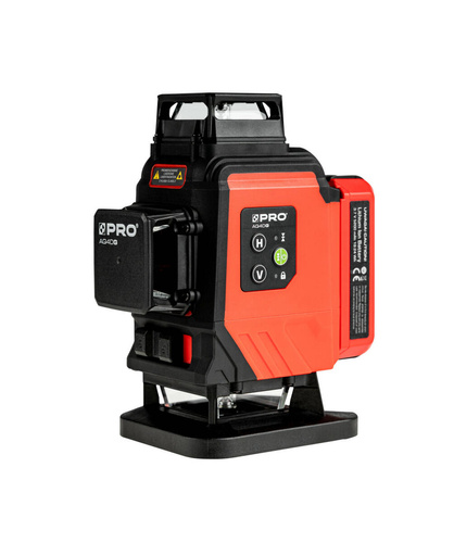 Laser wieloliniowy PRO AQ4DG zielona wiązka Zestaw PLUS PRO