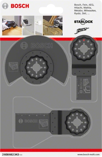 Zestaw brzeszczotów do drewna, 3 szt. Bosch 2608662343