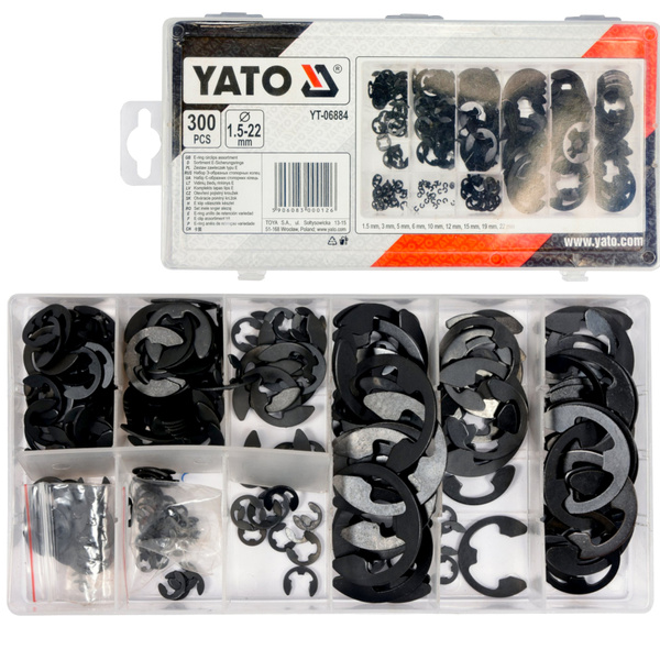 Zawleczki typu E Yato YT-06884 300 szt.