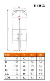 Spodnie NEO Tools 81-565-XXL
