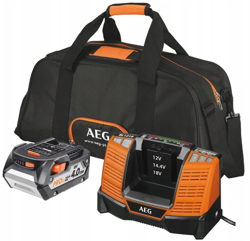 Zestaw zasilający akumulator 4Ah + ładowarka + torba SET L1840BL AEG