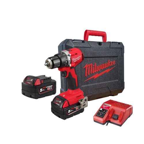 Wiertarko-wkrętarka Milwaukee M18 BLPDRC-502C