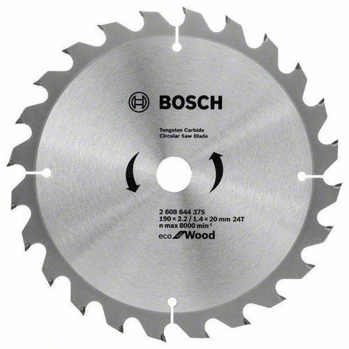 Tarcza Eco for Wood do pił ręcznych 190x20 Bosch 2608644375
