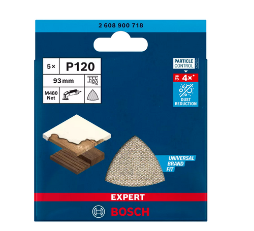 Siatka szlifierska Bosch EXPERT M480 93 mm G 120 2608900718 5 szt.