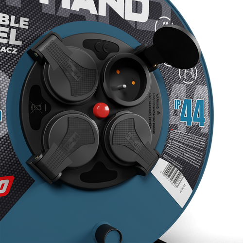 Przedłużacz bębnowy Hand Line KEL W-96303, 50M/3x1,5