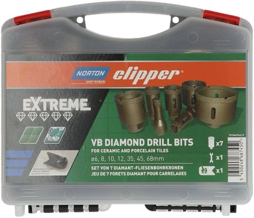 Zestaw wierteł koronowych Norton Clipper Extreme VB 70184694419