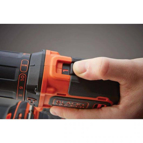 Wiertarko-wkrętarka z udarem Li-Ion 18V Black Decker (BDCHD18-QW)