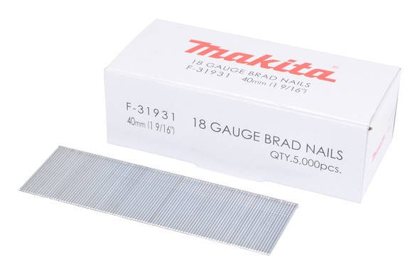 Gwoździe szpilki do gwoździarki AF505, AF506 40 mm (5000 sztuk) Makita F-31931