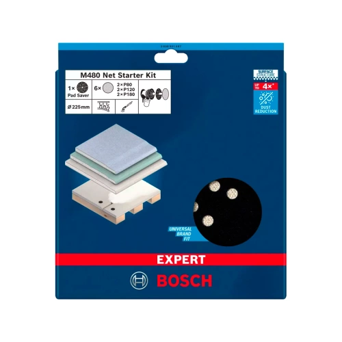 Zestaw siatek szlifierskich Bosch Expert M480 225 mm 2608901667