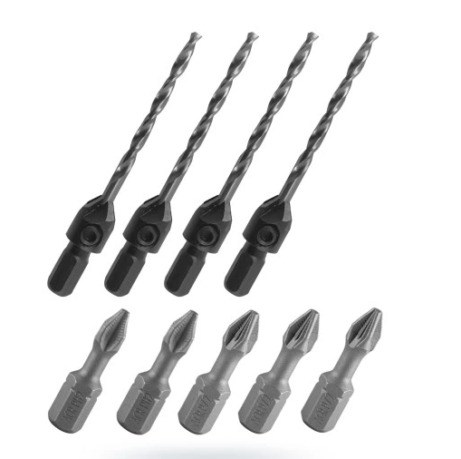 Zestaw wierteł z pogłębiaczami DeWalt DT7612-XJ