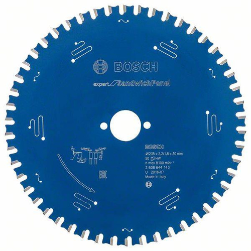 Tarcza pilarska Expert for Sandwich Panel 235x30 Bosch 2608644143