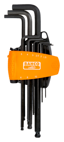 Zestaw długich kluczy imbusowych z kulką Bahco BE-9678 9szt.