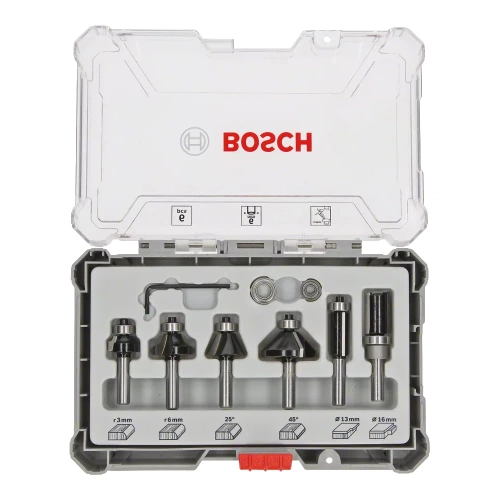 Zestaw frezów do drewna 8 mm Bosch 2607017469