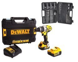 Zestaw Wkrętarka z udarem 18V XR DeWalt DCD996P2 3 biegowa bezszczotkowa 95 Nm + Zestaw bitów DT0109