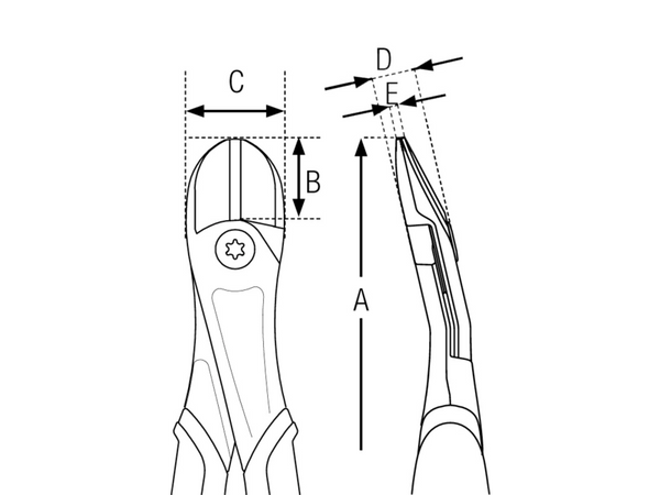Ucinaczki boczne HD Bahco 21HDG-160A